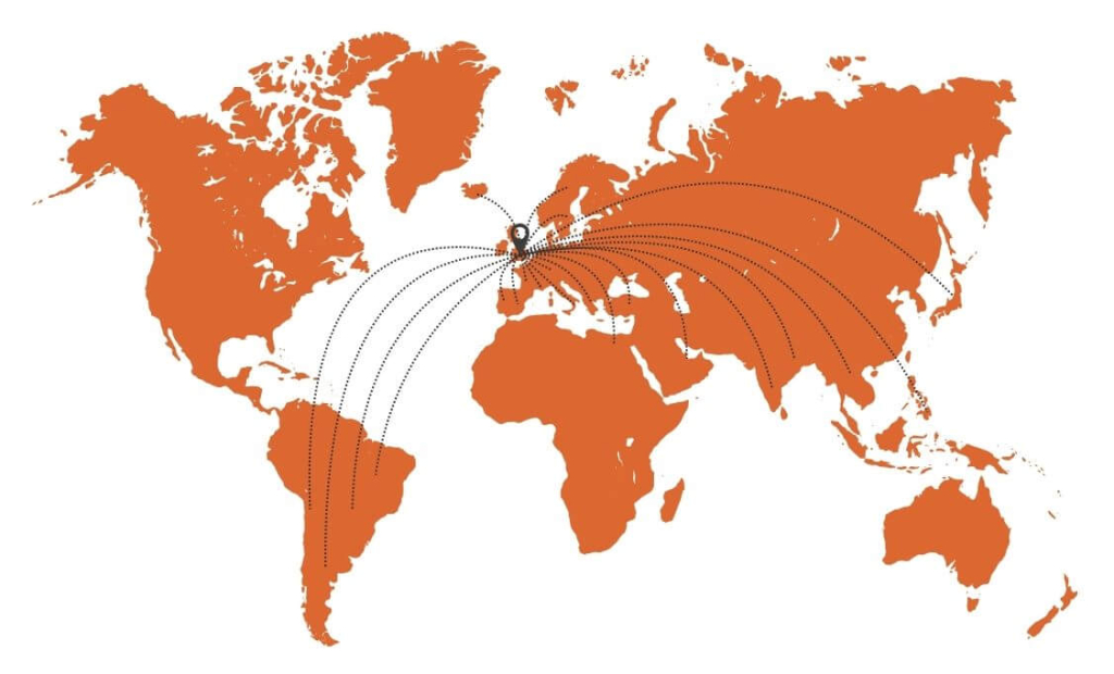Fiberstone countries served map